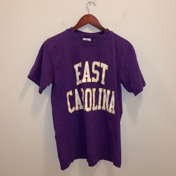 East Carolina University Purple & Yellow Shirt M - Picture 3 of 8
